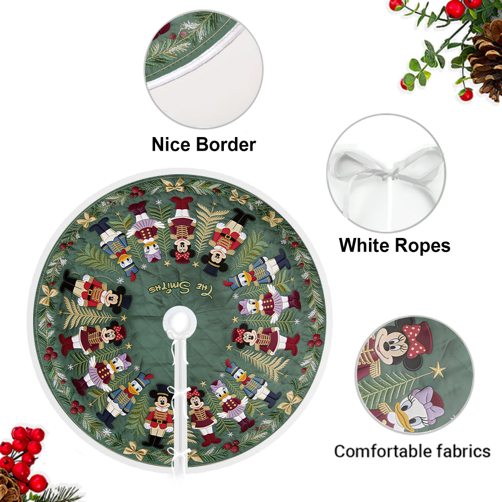 Merry Christmas - Personalized Mouse Tree Skirt
