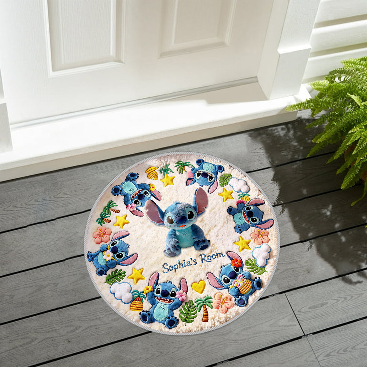 Ohand Means Family - Personalized Ohana Non-Slip Tufted Rug