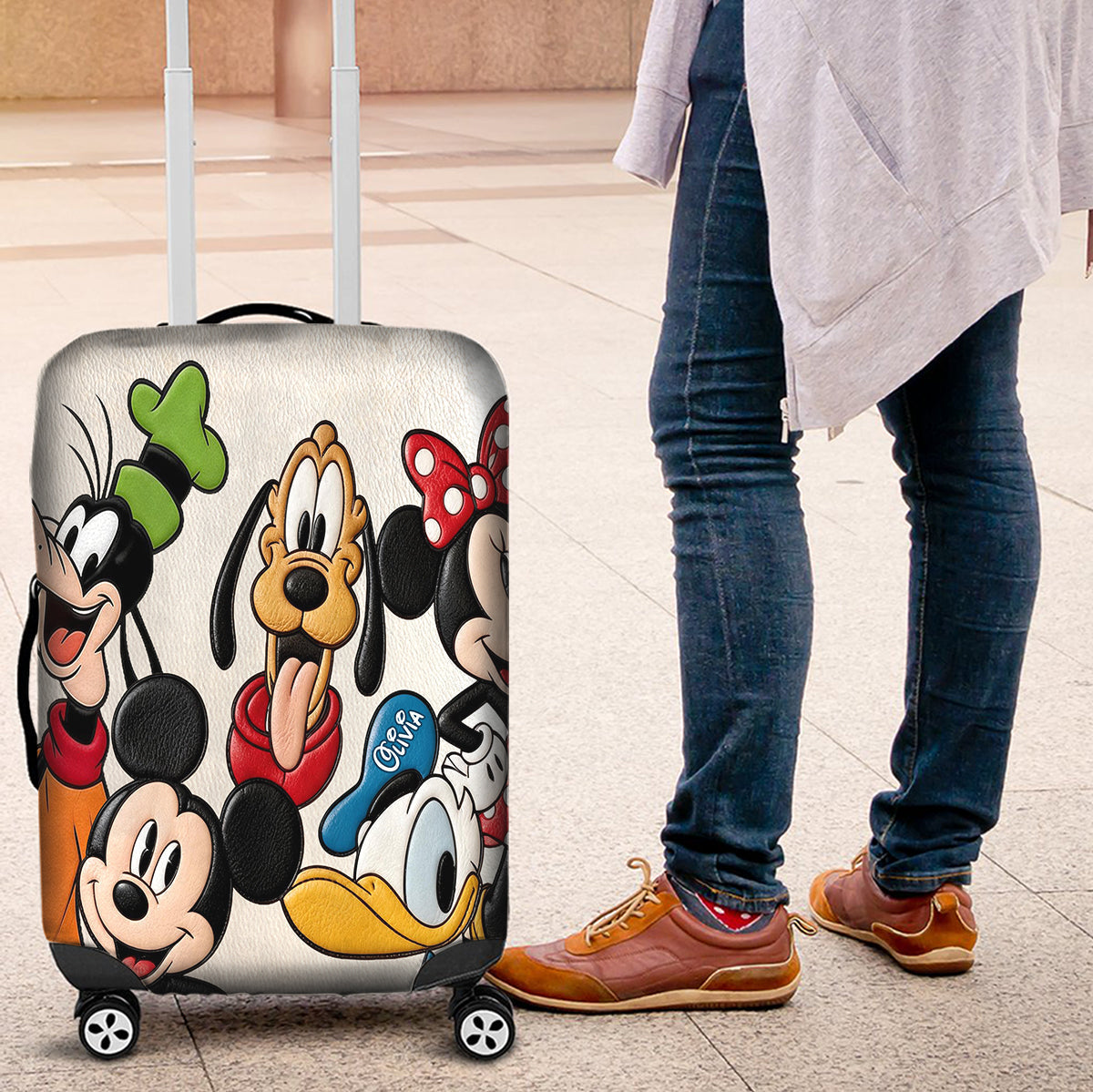 Friends - Personalized Mouse Luggage Cover