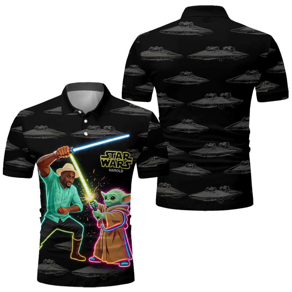 Space Warriors - Personalized The Force Polo Shirt