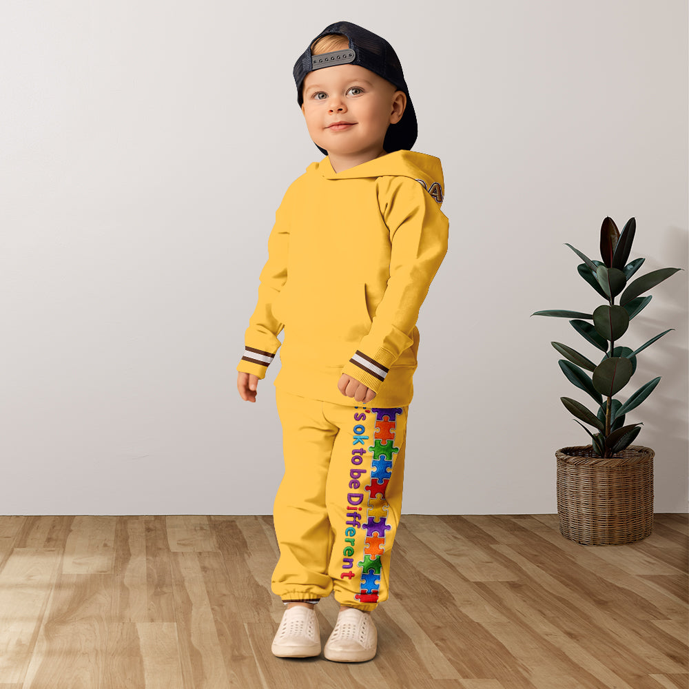 Autism Awareness - Personalized Autism Awareness Kid Hoodie & Kid Jogger Sweatpants