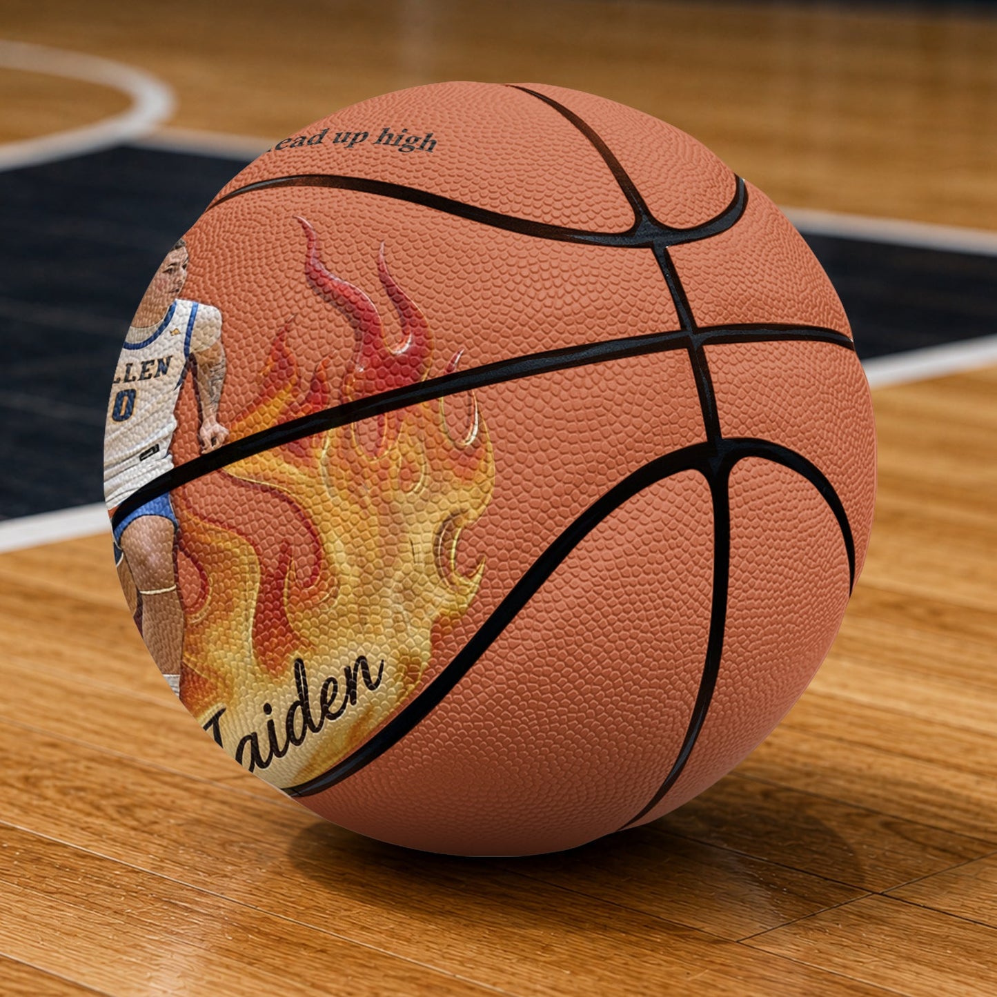 Believe In Yourself - Personalized Basketball Multi-Sport Ball