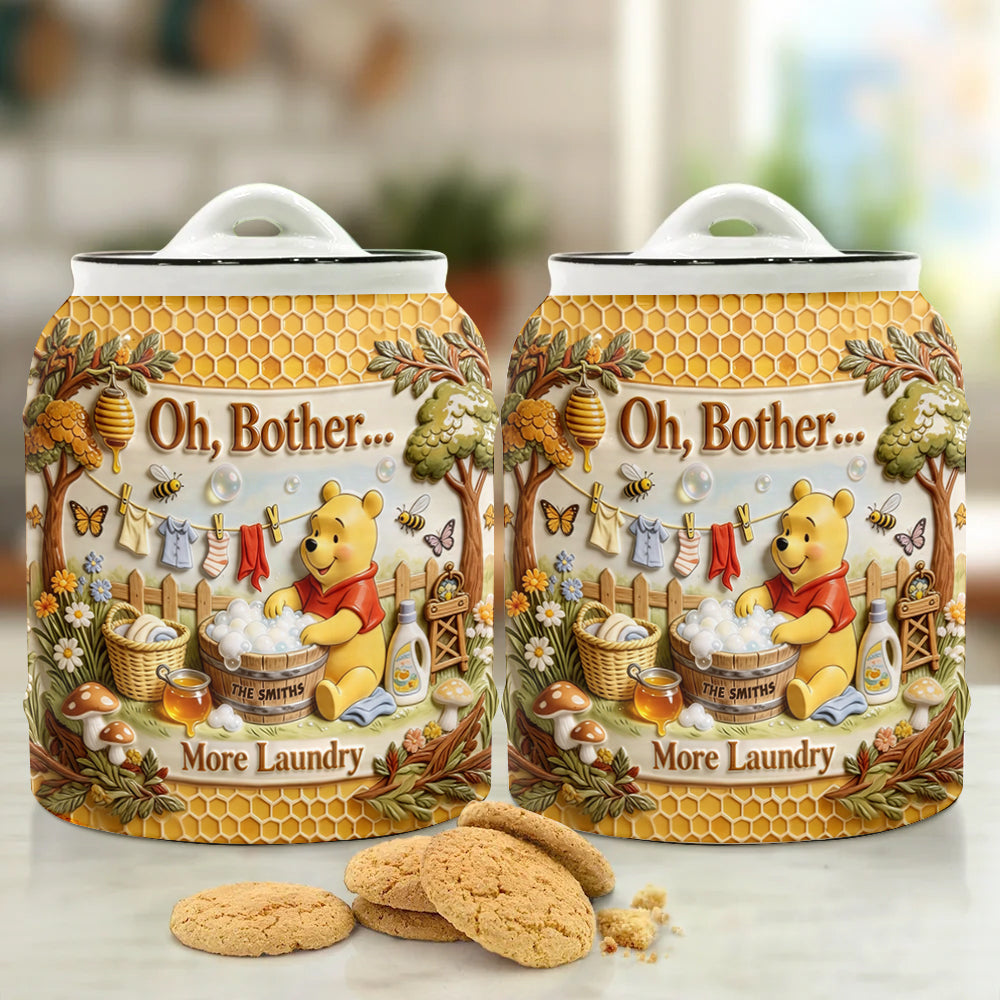 Oh, Bother.. More Laundry - Personalized Yellow Bear Laundry Pods