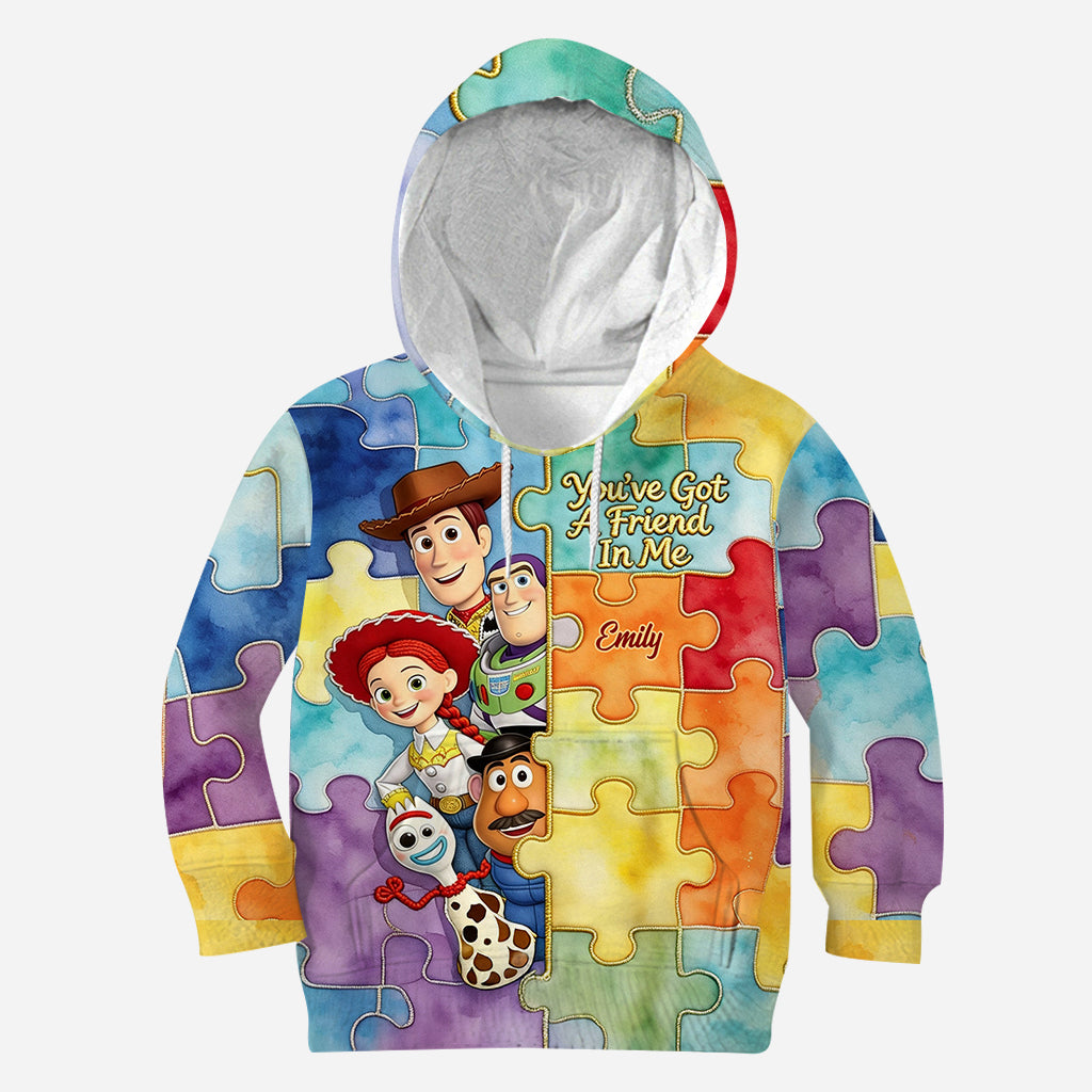 You've Got A Friend In Me - Personalized Autism Awareness All Over Shirt