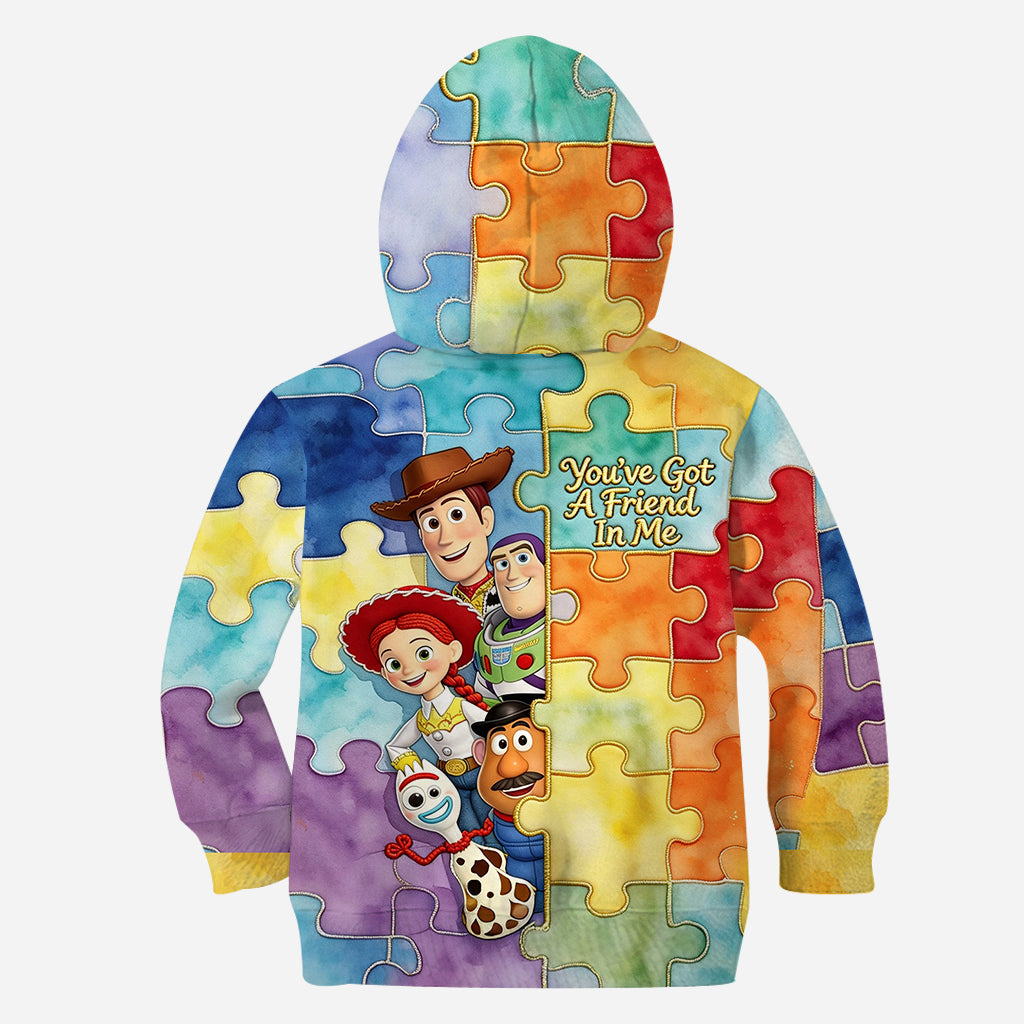 You've Got A Friend In Me - Personalized Autism Awareness All Over Shirt
