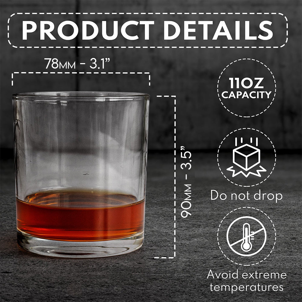 From Our First Kiss - Personalized Nightmare Whiskey Glass