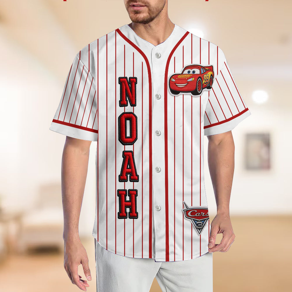 Little Racer - Personalized Racing Lover Baseball Jersey
