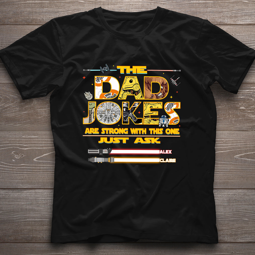 The Dad Jokes - Personalized The Force T-shirt And Hoodie