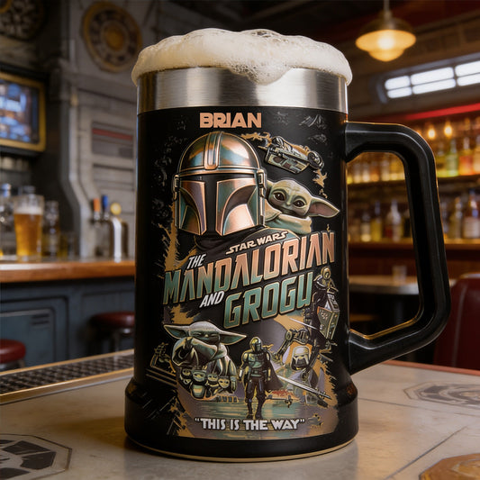This Is The Way - Personalized The Force Beer Stein