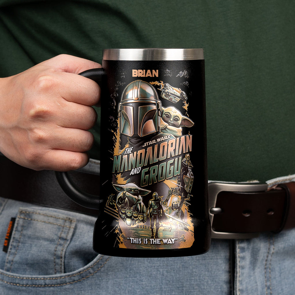 This Is The Way - Personalized The Force Beer Stein