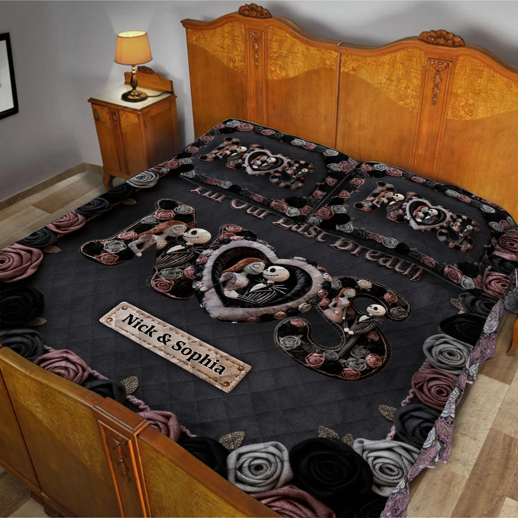 Till Our Last Breath - Personalized Nightmare Quilt Set