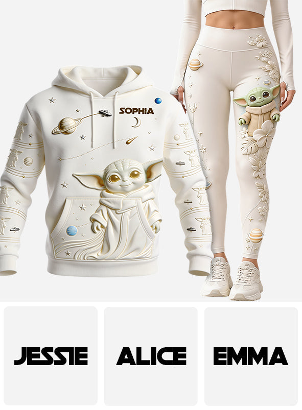 The Galaxy - Personalized The Force Hoodie and Leggings