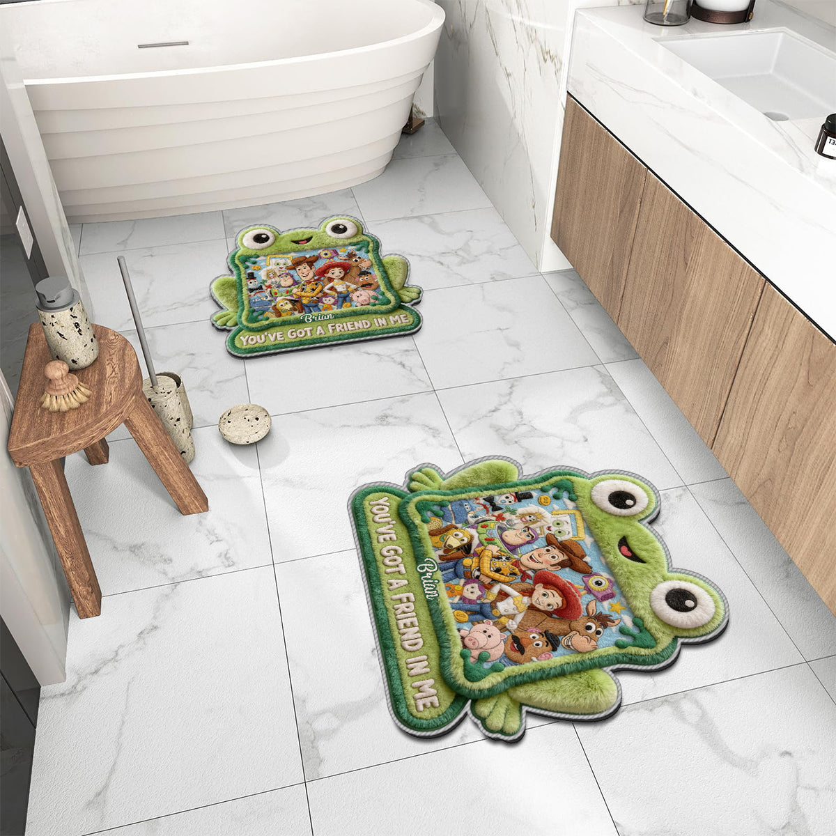 You've Got A Friend In Me - Personalized Movie For Kids Non-Slip Tufted Rug