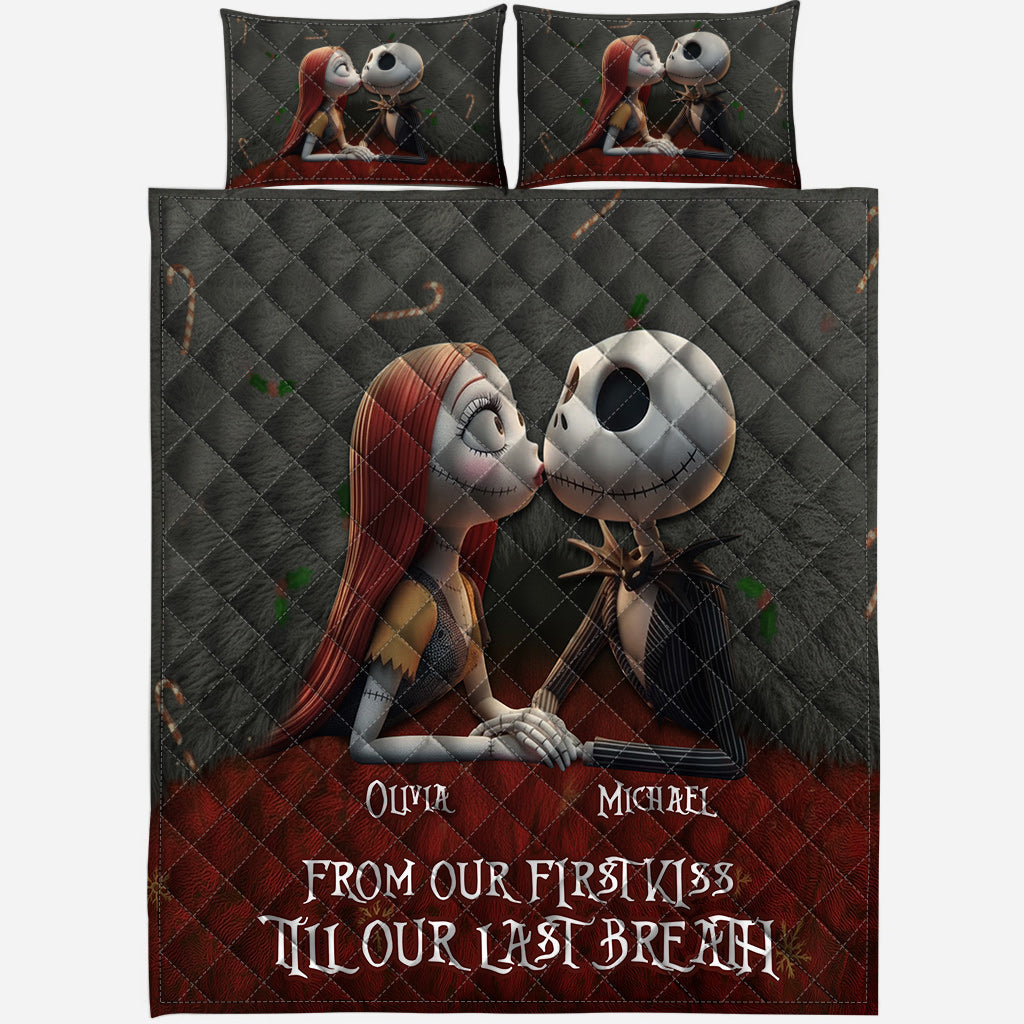 From Our First Kiss - Personalized Nightmare Quilt Set