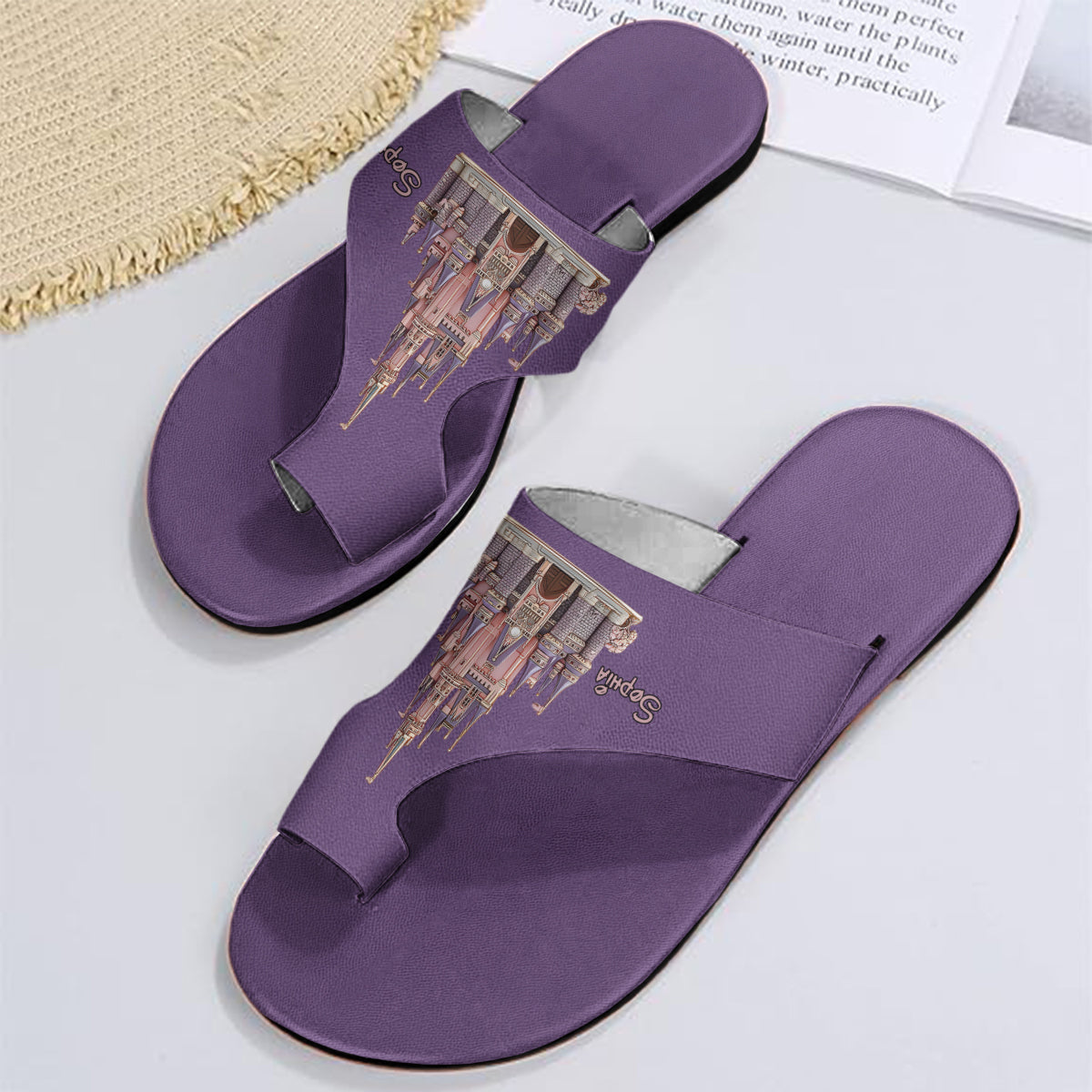 Magical Castle - Personalized Mouse Open Toe Sandals