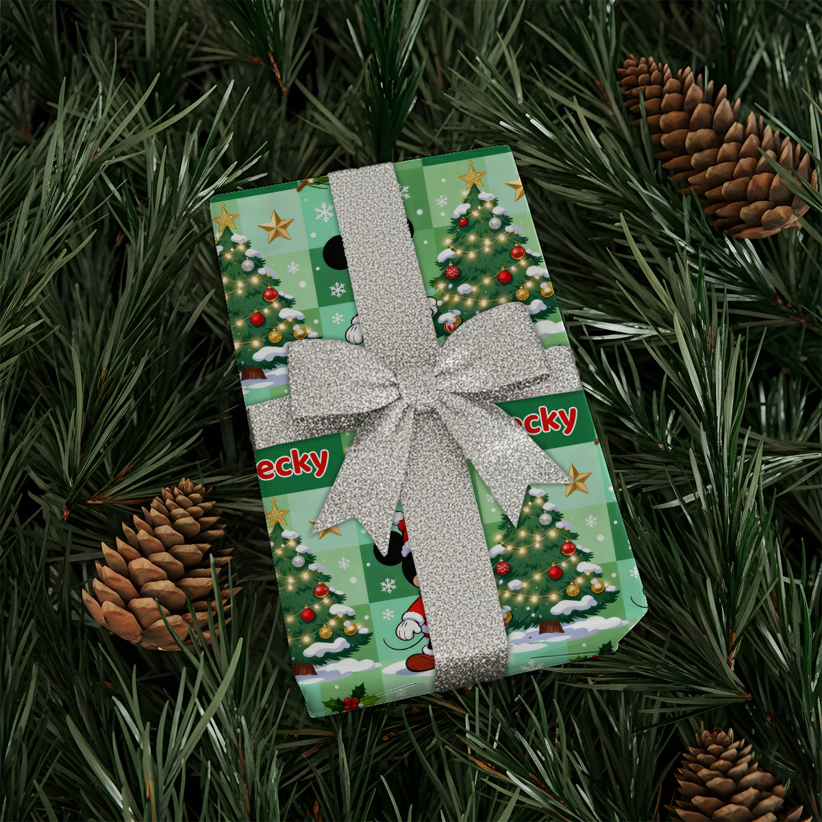 Magical Christmas - Personalized Mouse Wrapping Papers