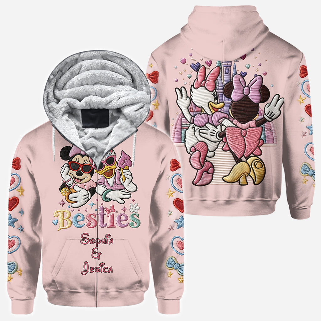 Besties Forever - Personalized Mouse All Over Shirt