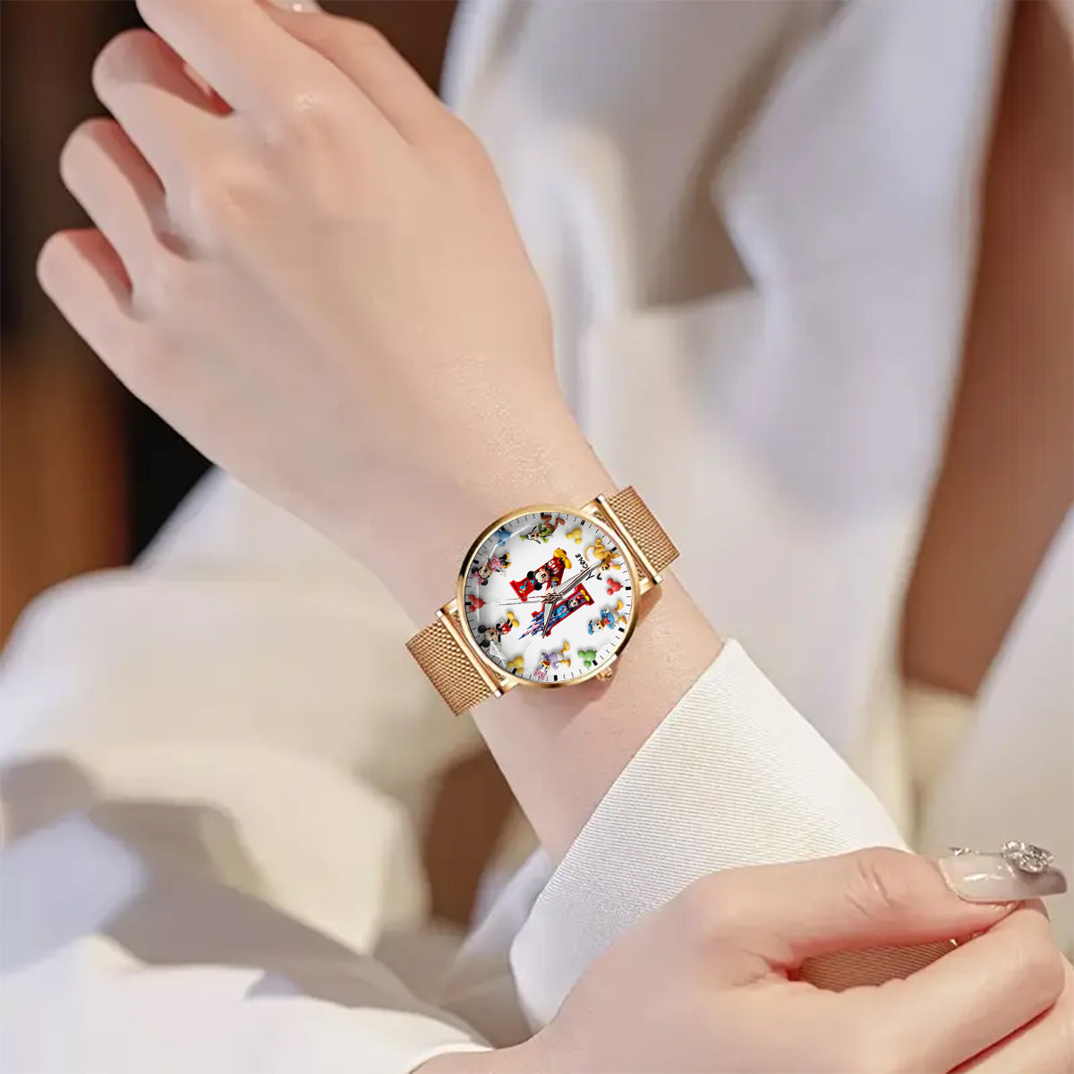 Magical World - Personalized Mouse Women Hand Watch