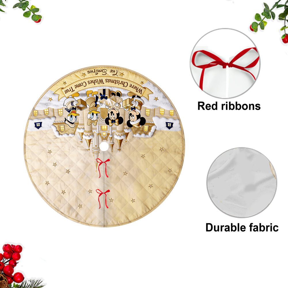 Magical Time Of The year - Personalized Mouse Shaped Tree Skirt