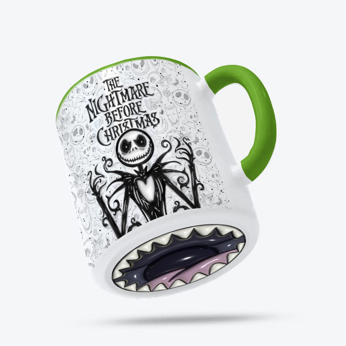 Jack The Nightmare - Personalized Nightmare Bottom Printed Accent Mug