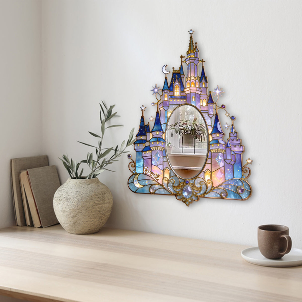 Magical Castle - Personalized Dream Trip Wall Hanging Mirror