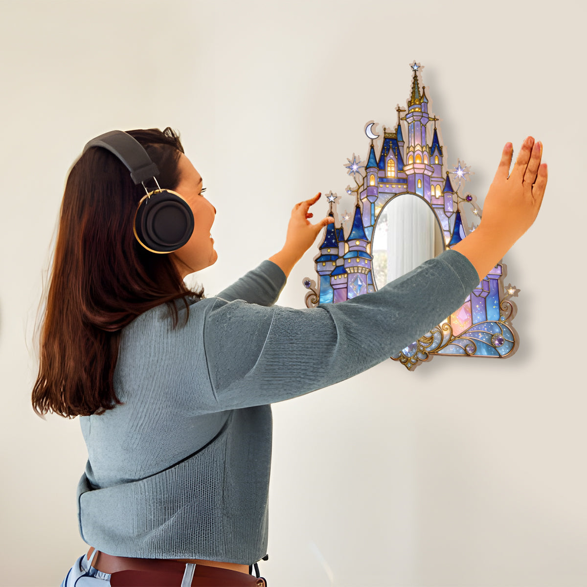 Magical Castle - Personalized Dream Trip Wall Hanging Mirror