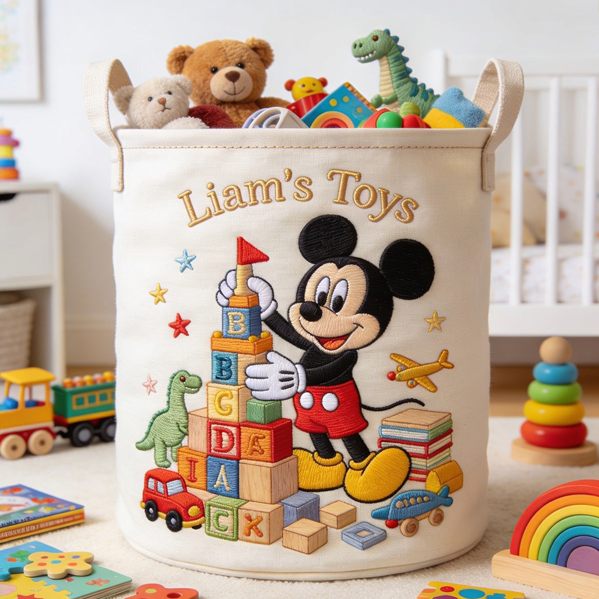 Kids Stuff - Personalized Mouse Storage Basket
