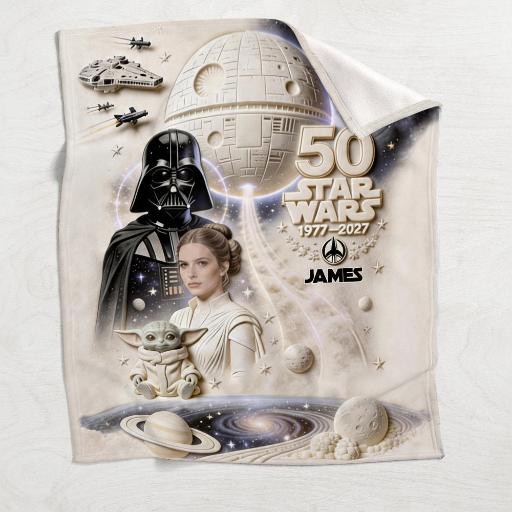 Dark Side 50th Anniversary - Personalized The Force Blanket