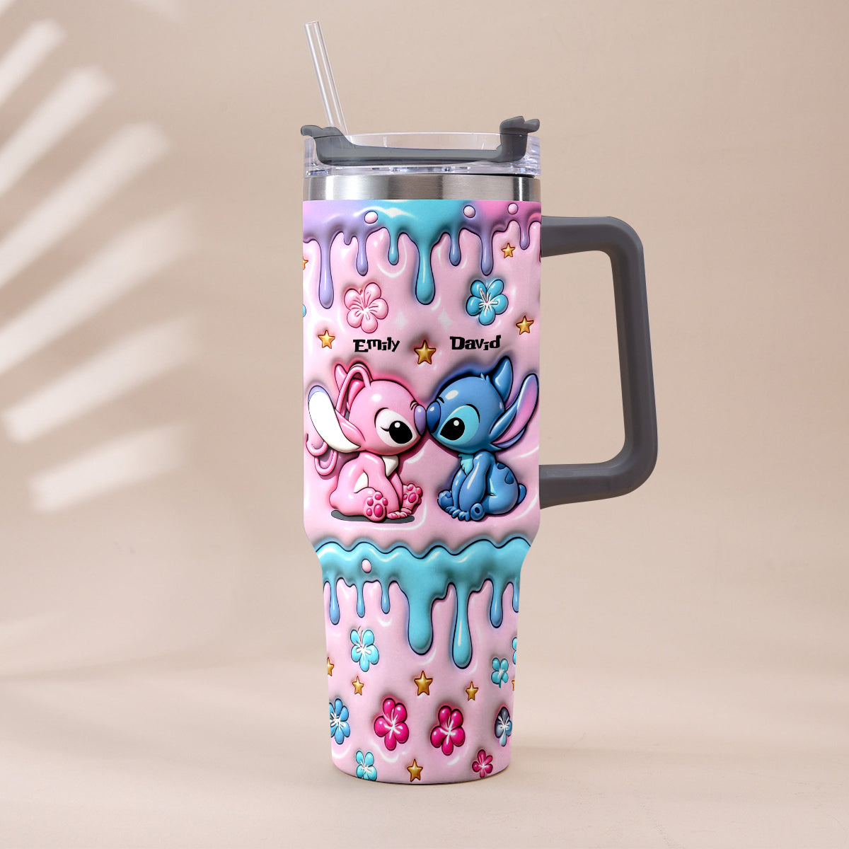 I'm Yours No Returns Or Refunds - Personalized Ohana Tumbler With Plush Charm