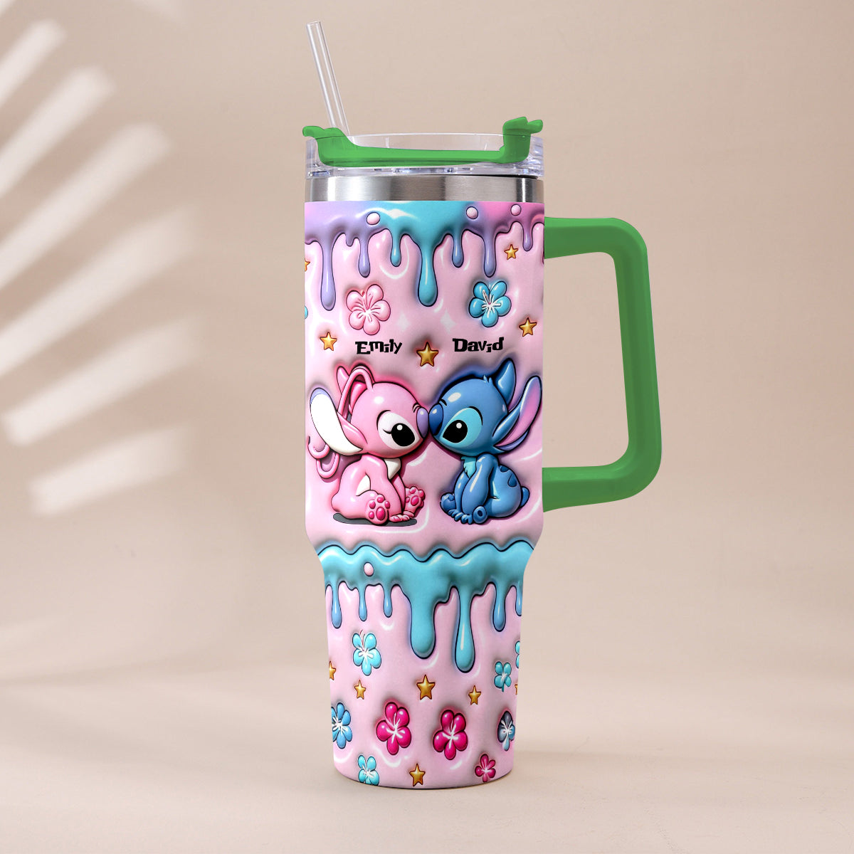 I'm Yours No Returns Or Refunds - Personalized Ohana Tumbler With Plush Charm