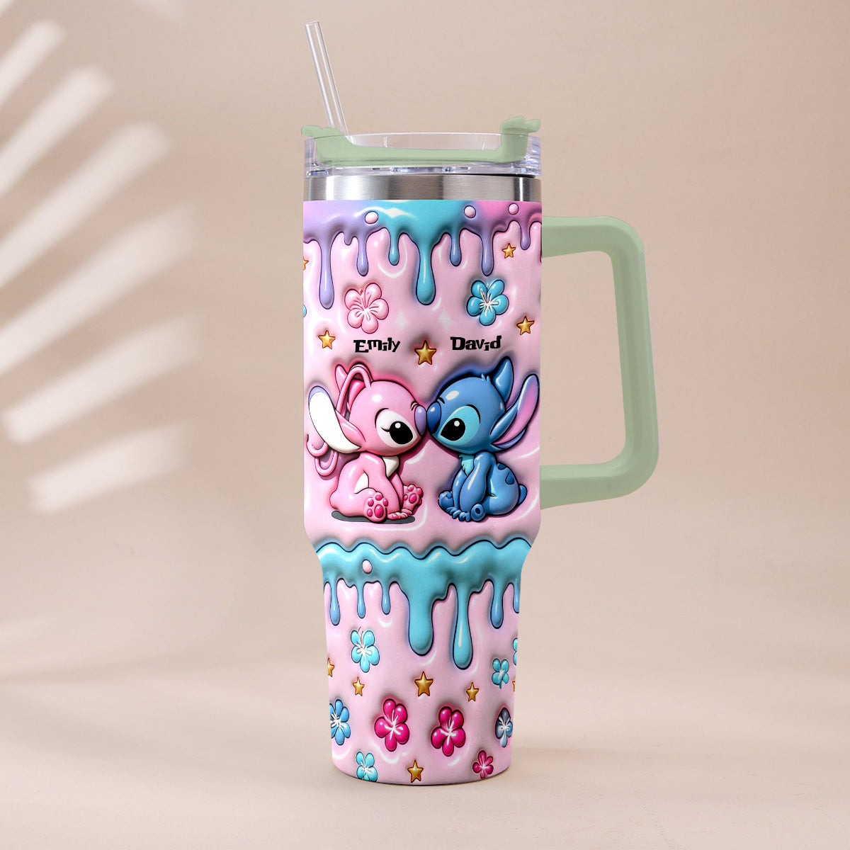 I'm Yours No Returns Or Refunds - Personalized Ohana Tumbler With Plush Charm