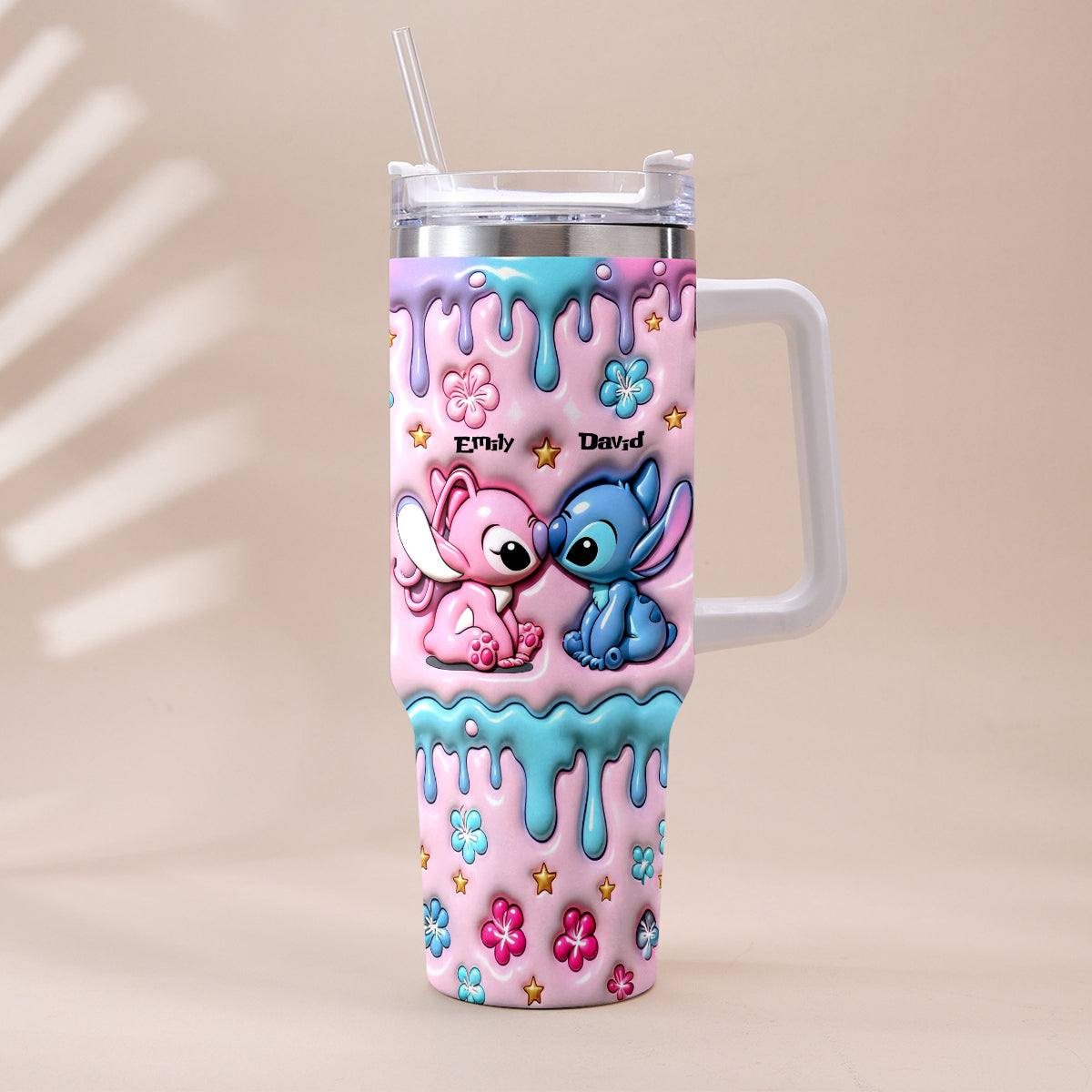 I'm Yours No Returns Or Refunds - Personalized Ohana Tumbler With Plush Charm