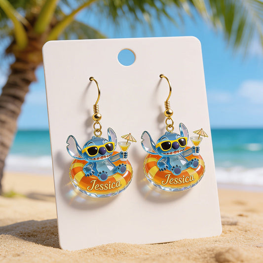 Ohana Chill - Personalized Ohana Earrings