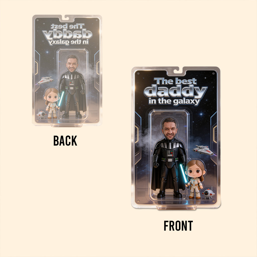 Gift for Dad, Best Dad In The Galaxy, Drive Safe Dad - Personalized The Force Custom Shaped Acrylic Plaque