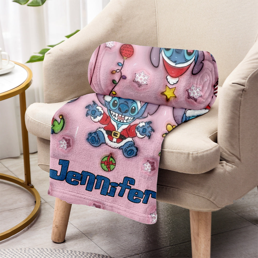 Wonderful Time - Personalized Ohana Blanket