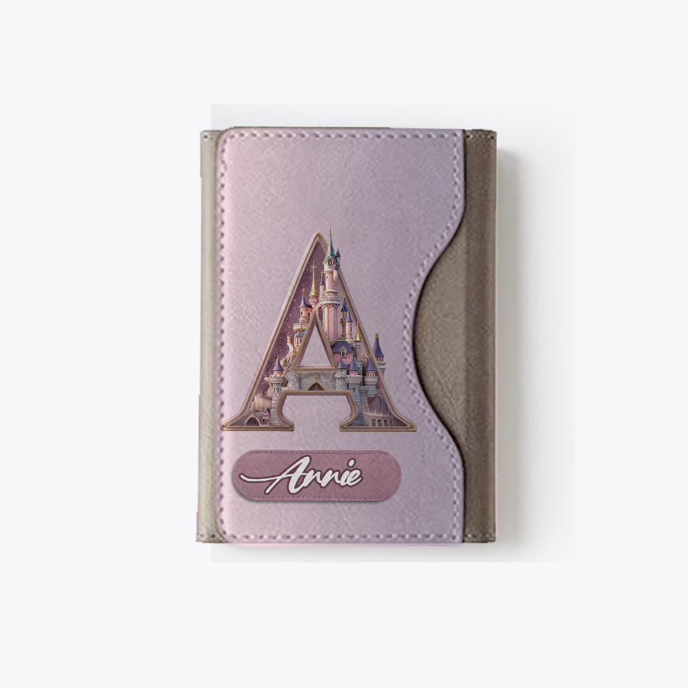 Magical Castle Custom Letter Alphabet - Personalized Mouse Magsafe Wallet