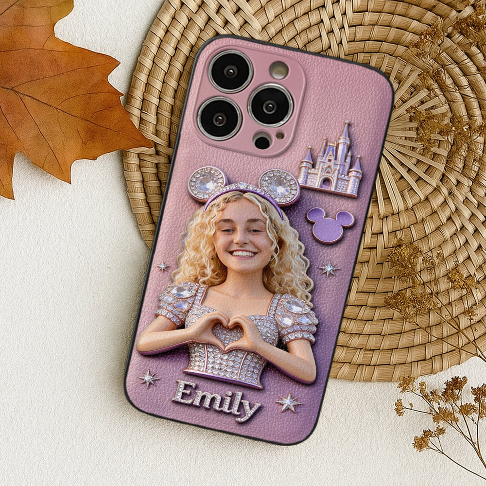 Friends - Personalized Dream Trip 3D Embossed Leather Phone Case