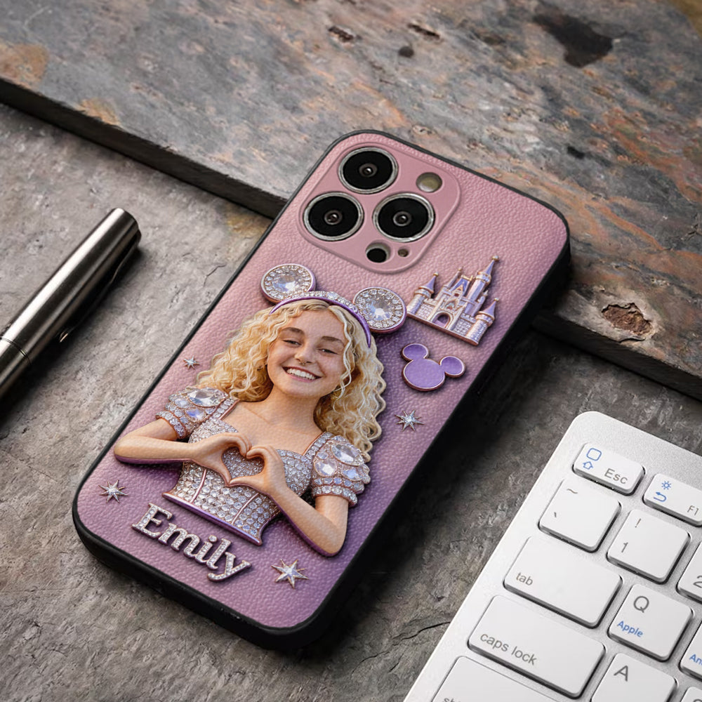 Friends - Personalized Dream Trip 3D Embossed Leather Phone Case