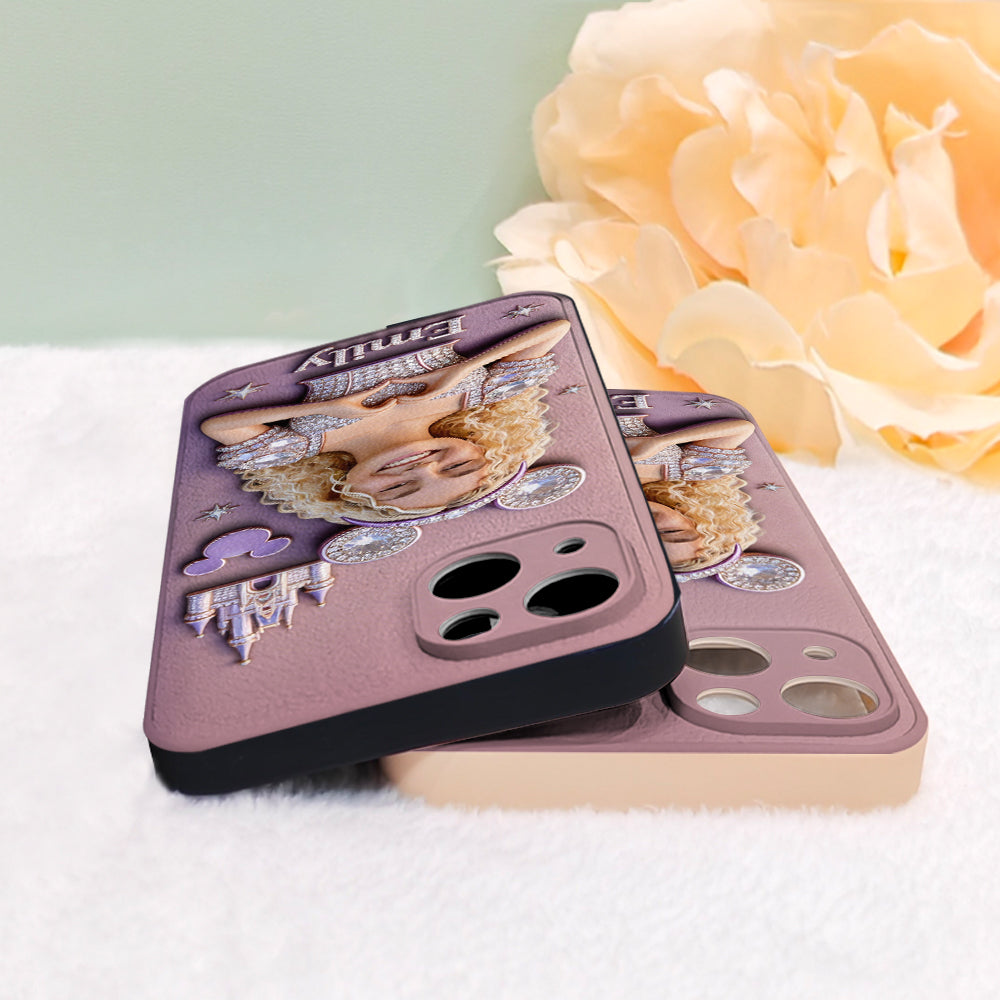 Friends - Personalized Dream Trip 3D Embossed Leather Phone Case