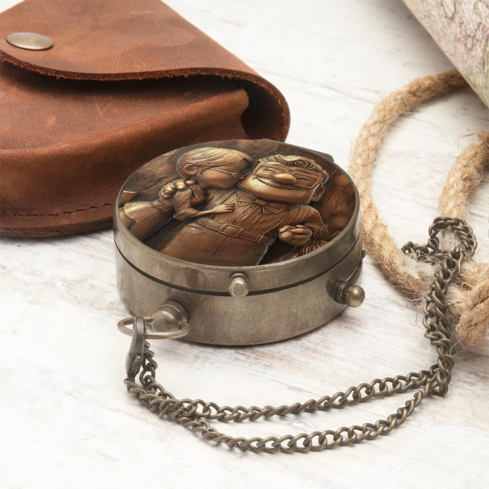 You Are My Greatest Adventure - Personalized Mouse Compass