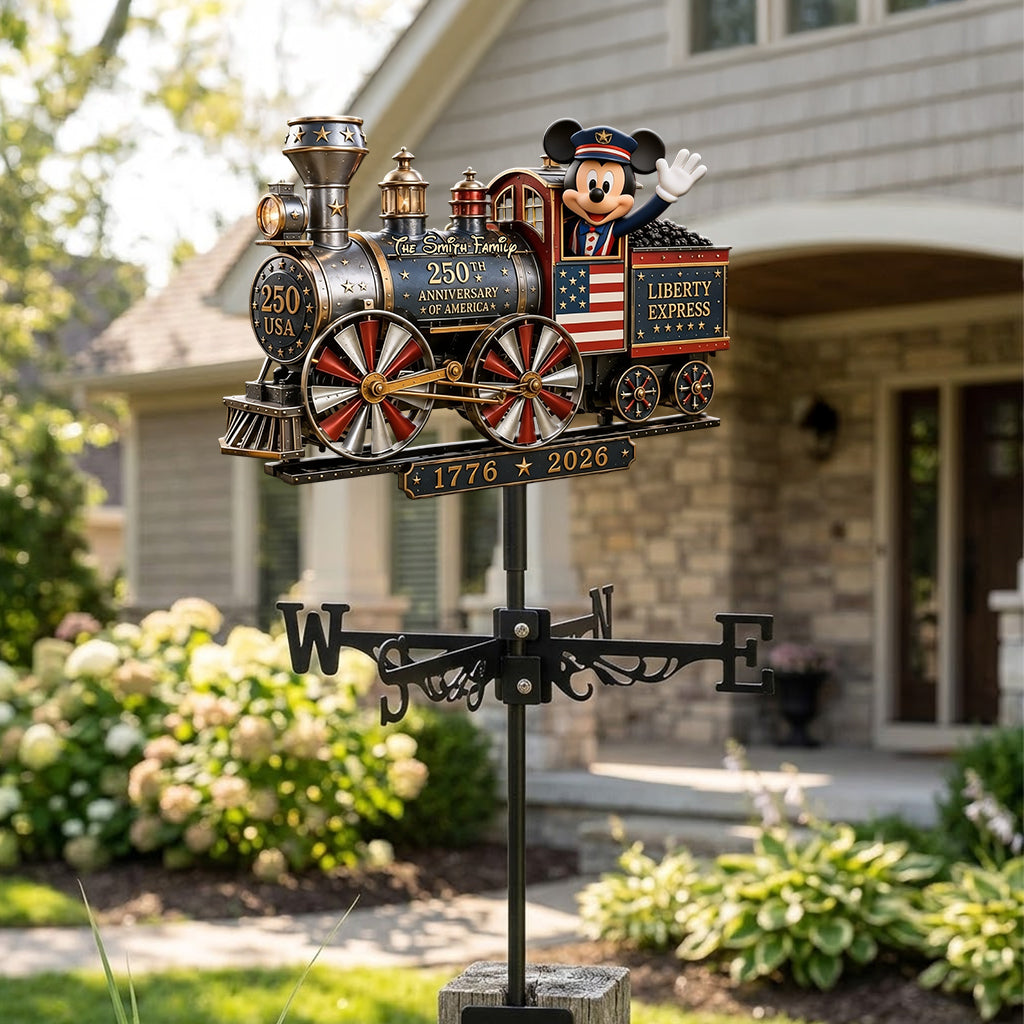 Liberty Express - Personalized Mouse Weather Vane