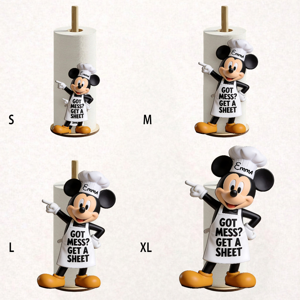 Get A Sheet - Personalized Mouse Paper Towel Stand