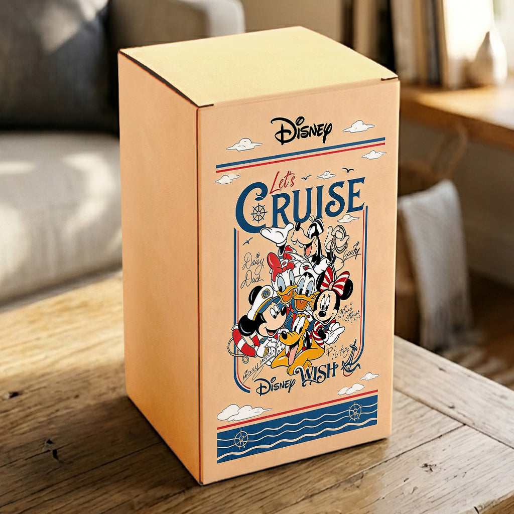 Let's Cruise - Personalized Disney Cruise Handle Tumbler With Box