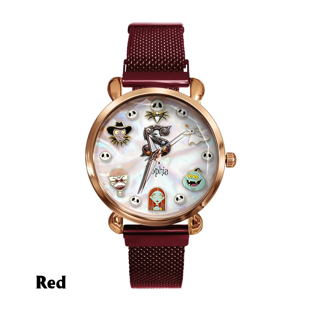 Dark Letters - Personalized Nightmare Women Hand Watch