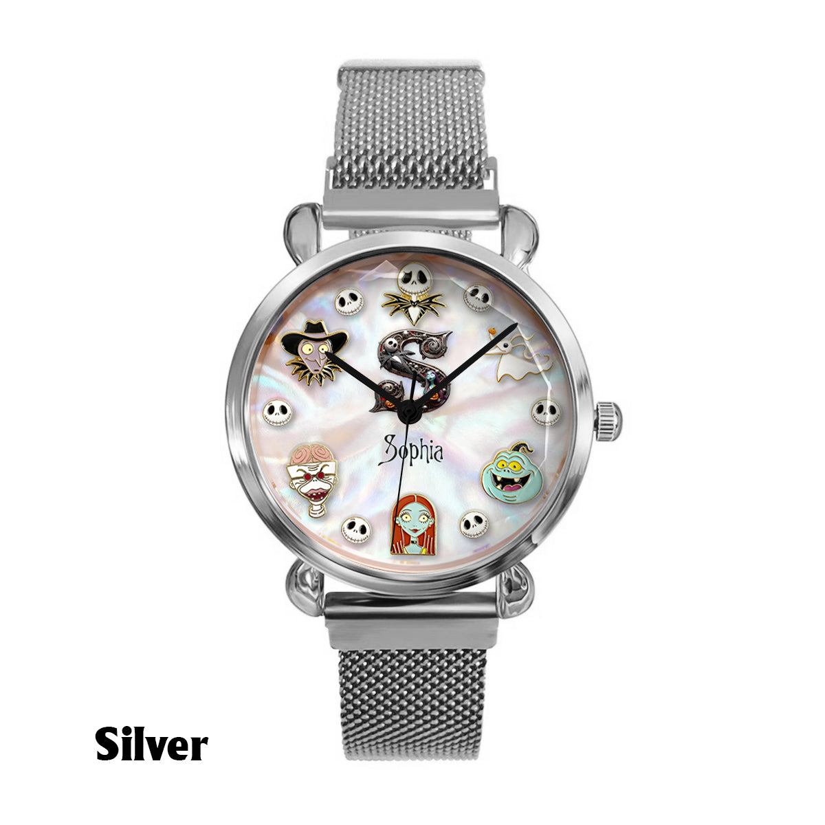 Dark Letters - Personalized Nightmare Women Hand Watch