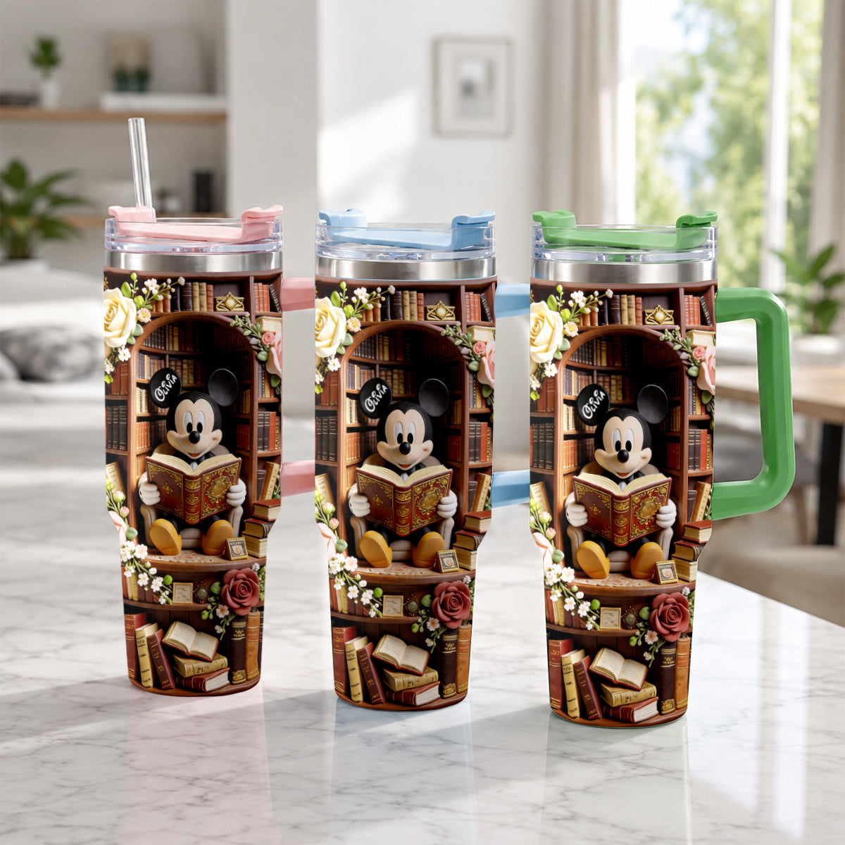 Bookworm - Personalized Book Tumbler With Plush Charm