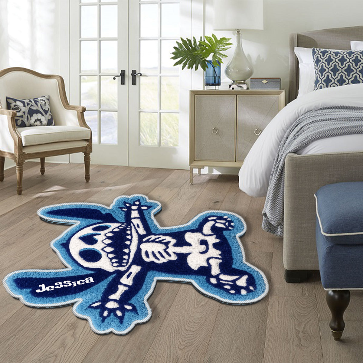 Spooky Ohana - Personalized Ohana Non-Slip Tufted Rug