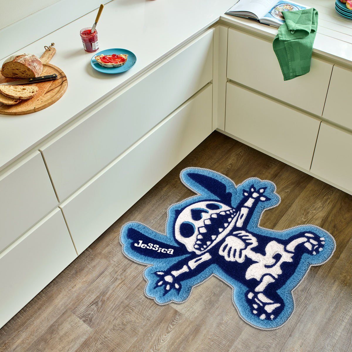 Spooky Ohana - Personalized Ohana Non-Slip Tufted Rug