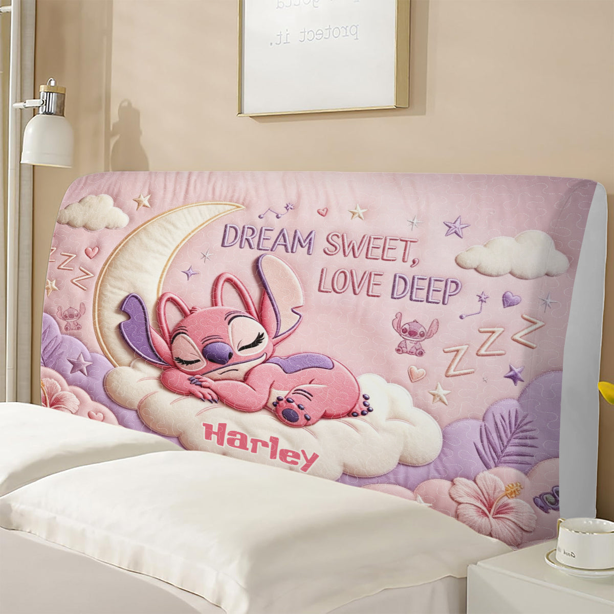 Dream Big, Little Ohana - Personalized Ohana Headboard Slipcover