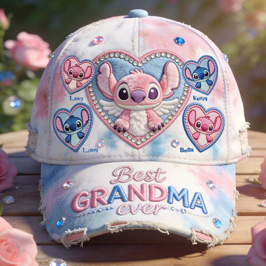 Best Gift For Mom/Grandma Blue Ohana - Personalized Ohana Classic Cap